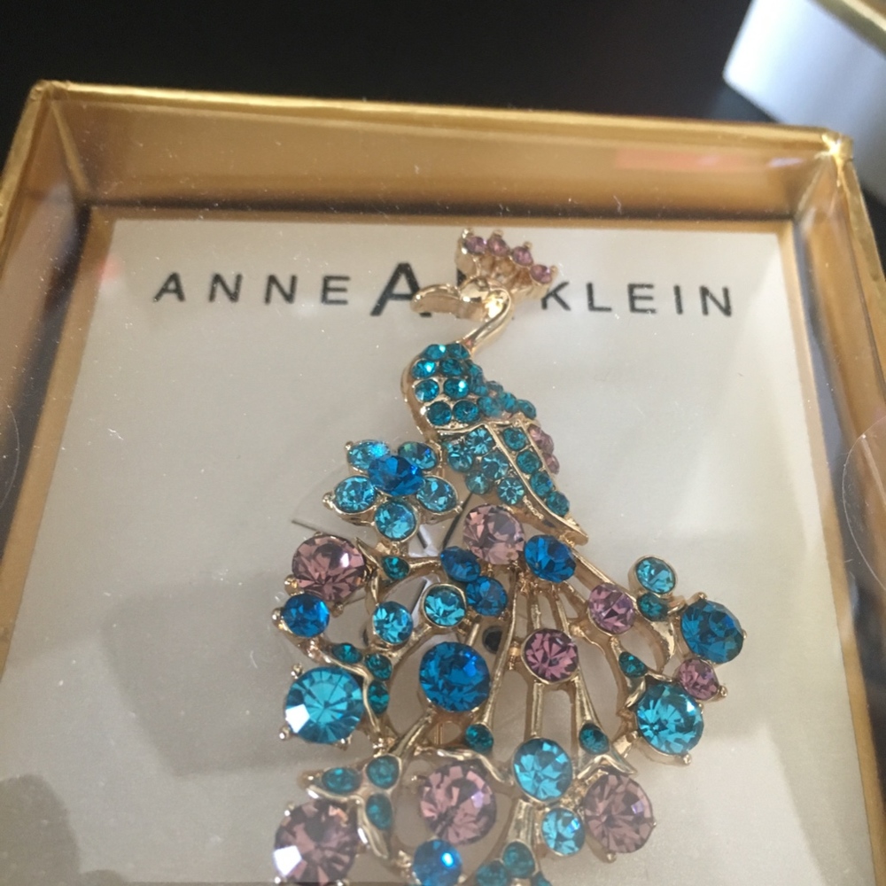 Anne Klein Turquoise Brooche Pin Scarf Adornment